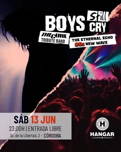Cartel del evento TRIBUTO A THE CURE + HOMENAJE 80S NEW WAVE