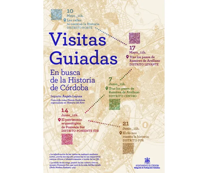 Cartel del evento EN BUSCA DE LA HISTORIA DE CÓRDOBA (VISITAS GUIADAS)