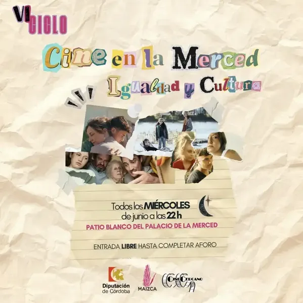 Cartel del evento VI CICLO DE CINE EN LA MERCED:  LAS LÍNEAS DISCONTINUAS