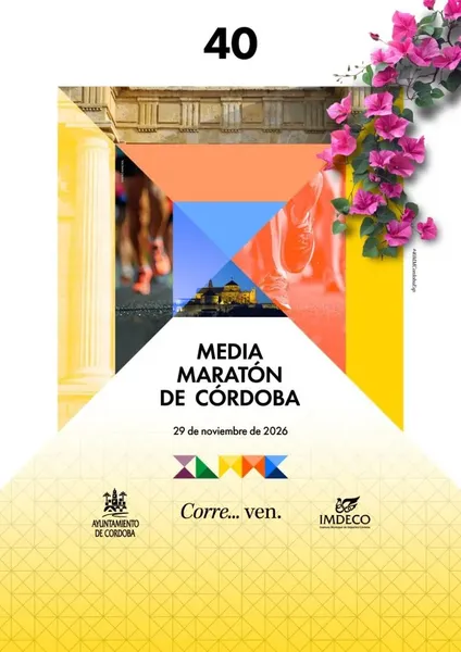 Cartel del evento 40 MEDIA MARATÓN DE CÓRDOBA