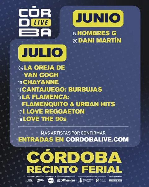 Cartel del evento CÓRDOBA LIVE 2026