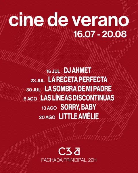 Cartel del evento CINE DE VERANO EN EL C3A 2026