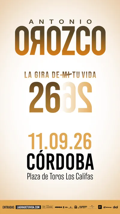 Cartel del evento ANTONIO OROZCO