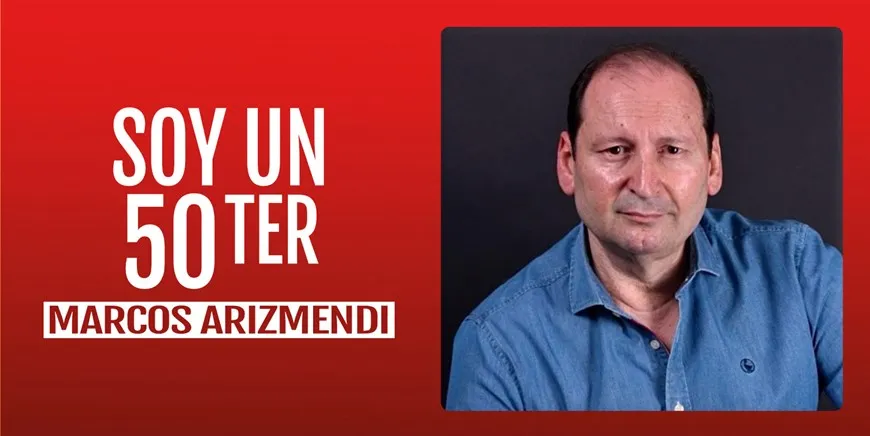 Cartel del evento SOY UN 50TER - MARCOS ARIZMENDI