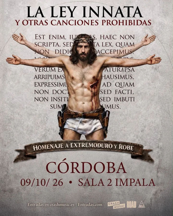 Cartel del evento HOMENAJE A EXTREMODURO Y ROBE
